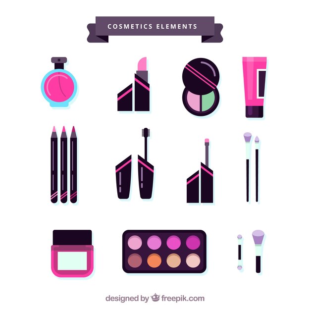 Conjunto de accesorios de belleza