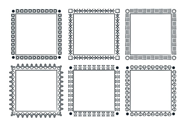 Conjunto de adornos de doodle dibujados a mano