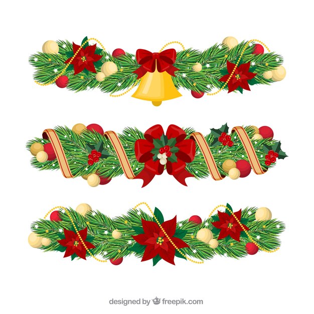 Conjunto de adornos de Navidad