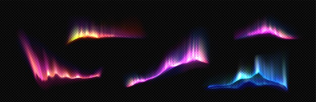 El conjunto de auroras boreales