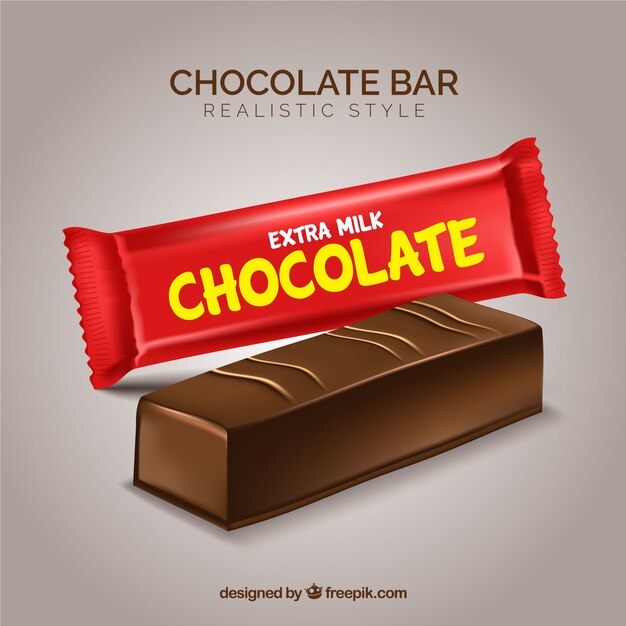 Conjunto de barras y trozos de delicioso chocolate