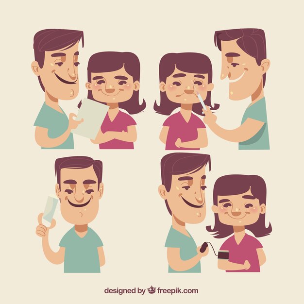 Conjunto de caracteres de doctores
