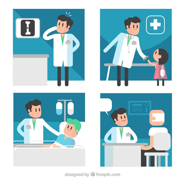 Conjunto de caracteres de doctores