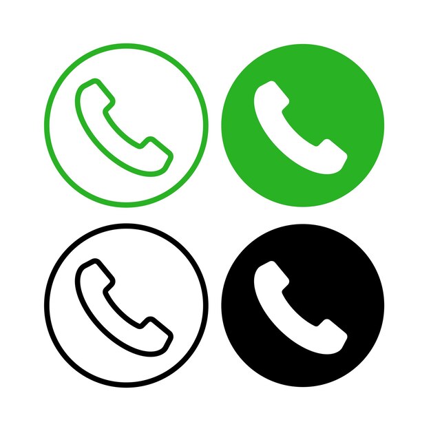 Conjunto de círculos telefónicos
