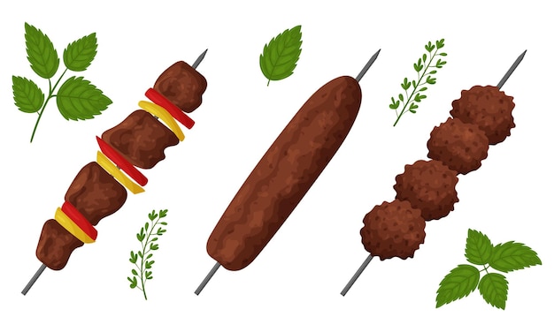 Comida Tradicional Turca Coleccion De Objetos De Arte Lineal Para Su Menu Vector Premium Comida Tradicional Turca Coleccion De Objetos De Arte Lineal Para Su Menu Vector Premium
