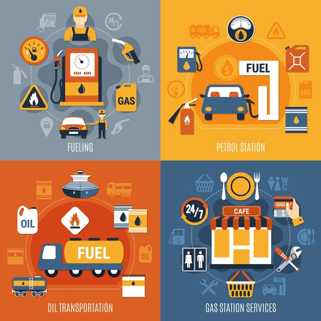 Conjunto de concepto de bomba de combustible