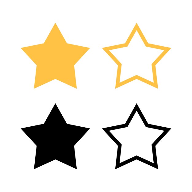 Conjunto de cuatro estrellas