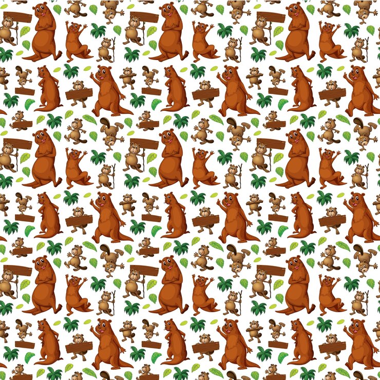 Vector gratuito conjunto de dibujos animados de animales lindos sobre fondo blanco
