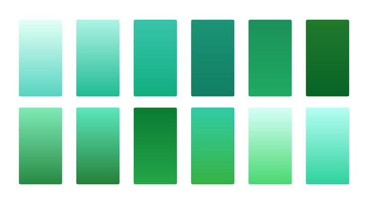 Vector gratuito conjunto de diseño de banner de elemento de color degradado de moda