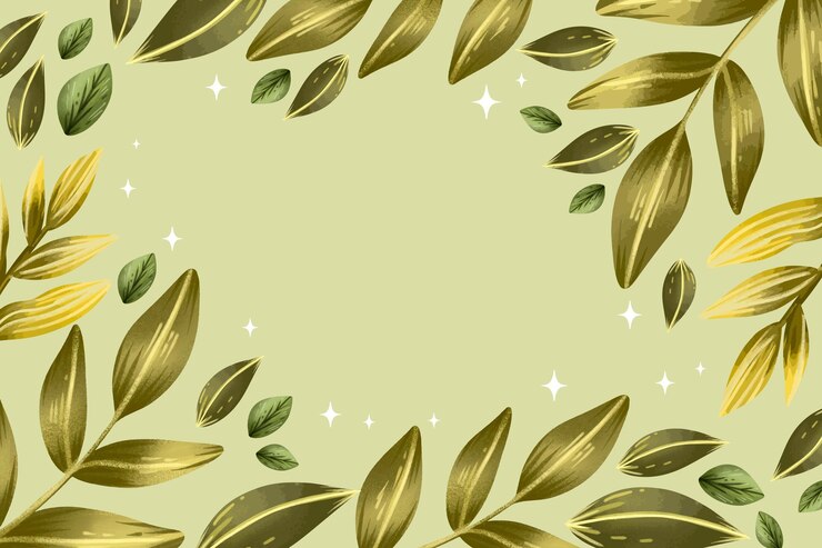 Vector gratuito conjunto de diseño de hojas de acuarela