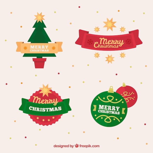 Conjunto de diseños de navidad