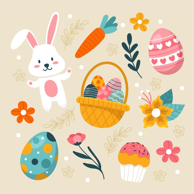 Conjunto de elementos de pascua