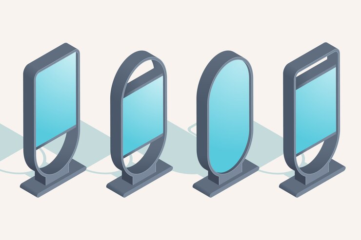 Vector gratuito conjunto de elementos de señalización digital isométrica