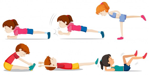Un conjunto de entrenamiento con pesas