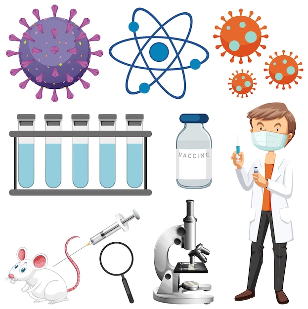 Conjunto de equipos necesarios para el experimento científico.