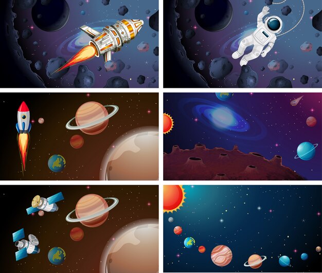 Conjunto de escena de gran espacio