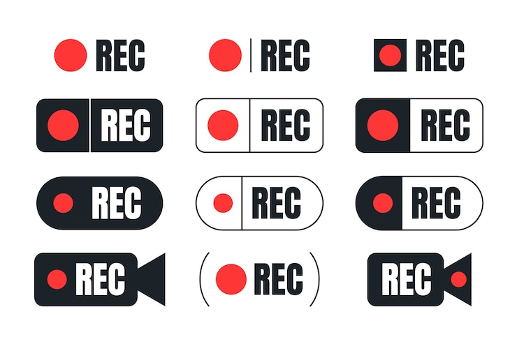 Vector gratuito conjunto de etiquetas de diseño plano