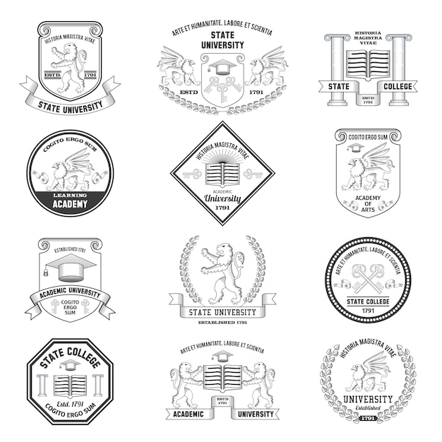 Conjunto de Etiquetas Universitarias