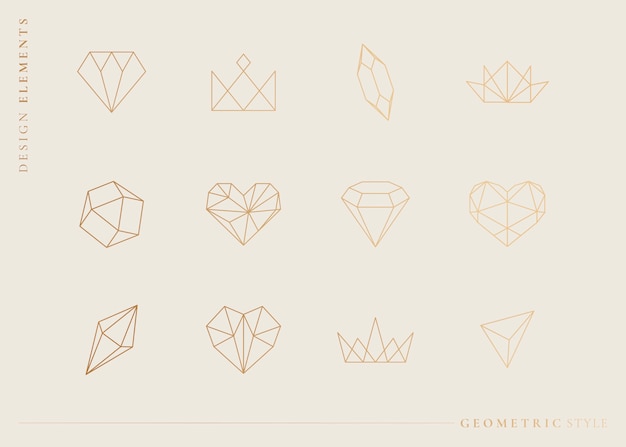 Conjunto de formas geométricas.