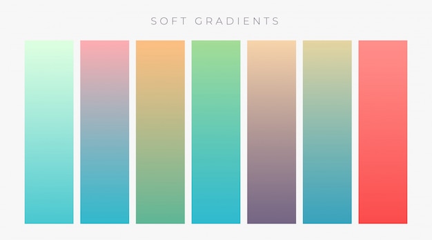 conjunto de gradientes colroful brillantes establecidos