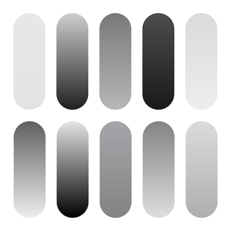 Vector gratuito conjunto de gradientes multicolores