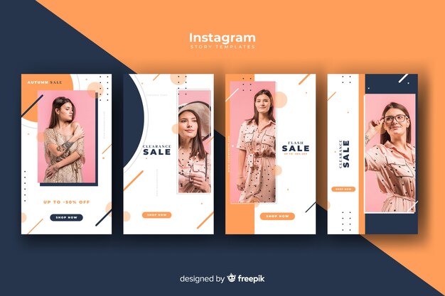 Conjunto de historias de ventas de Instagram