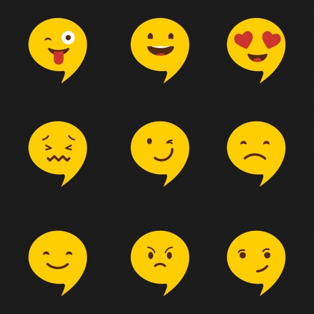 Conjunto de iconos emoji