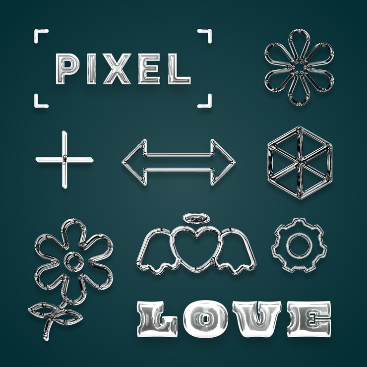 Vector gratuito conjunto de iconos de gradiente y2k