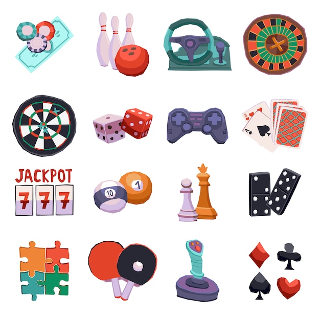 Conjunto de iconos de juego