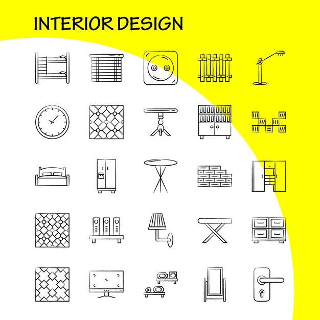 Conjunto de iconos médicos dibujados a mano para infografías Kit UXUI móvil y diseño de impresión Incluye daño Corazón Corazón Amor Tirita Microscopio Ciencia Eps 10 Vector