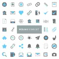 Vector gratuito conjunto de iconos, tema web