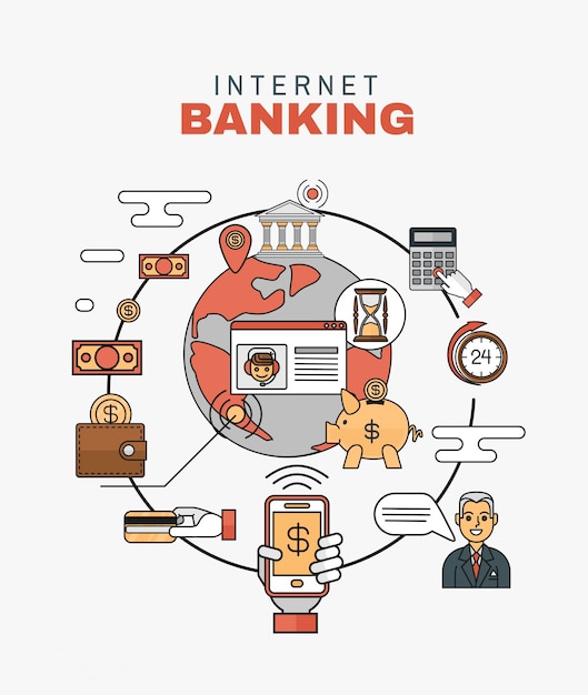 Conjunto de iconos vectoriales y elementos de desarrollo de aplicaciones