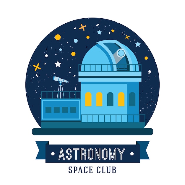 Vector gratuito conjunto de insignias, emblemas, logotipos y etiquetas vintage espacio y astronauta.