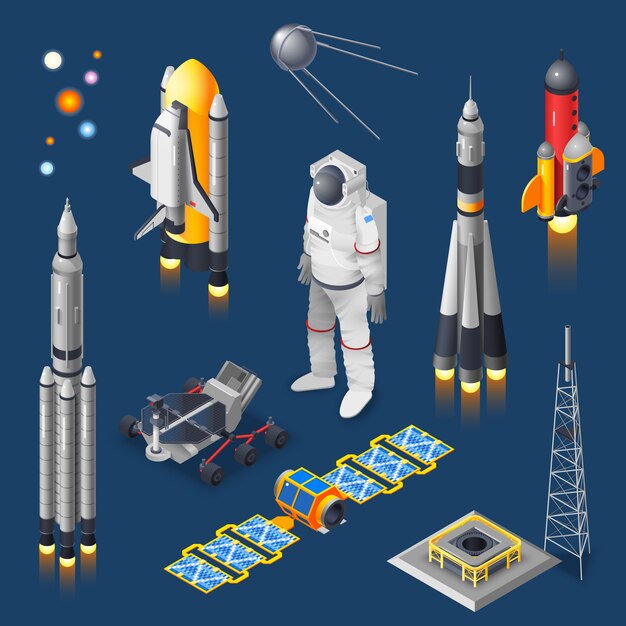 Conjunto isométrico del espacio
