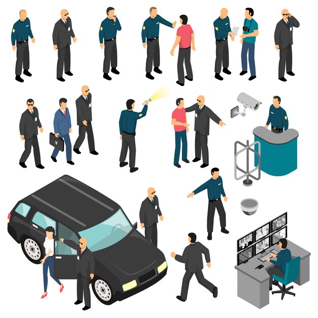 Conjunto isométrico de seguridad