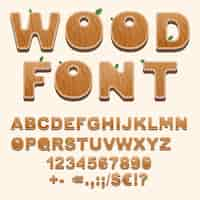 Vector gratuito conjunto de letras del alfabeto de estilo natural, números, signos de puntuación y caracteres sans serif