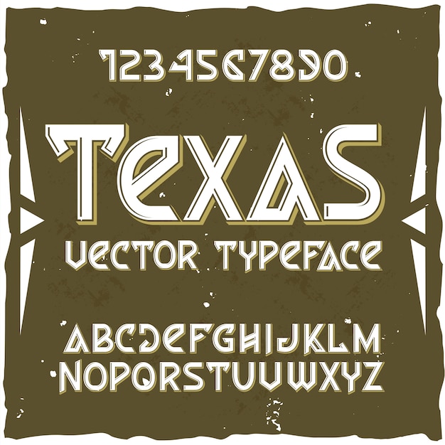 Vector gratuito conjunto de letras diferentes