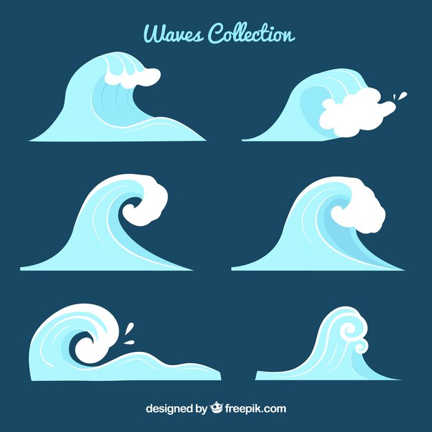 Conjunto de olas