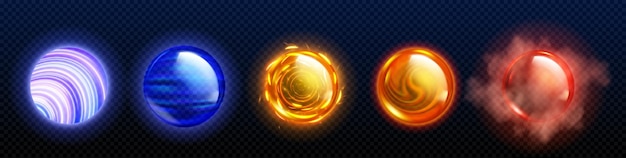 Conjunto de orbes de juego mágico
