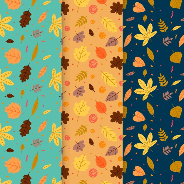 Conjunto de patrones de otoño