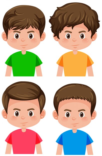 Conjunto de personaje masculino