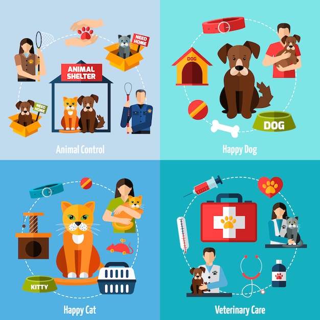 Conjunto de refugio de animales