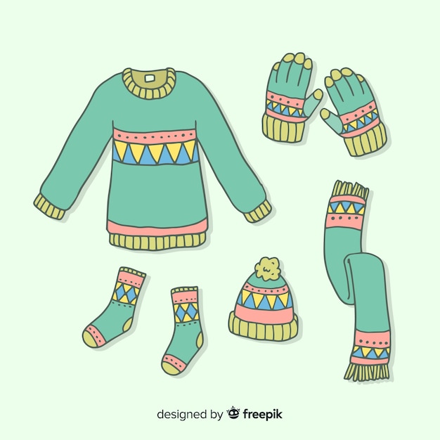 Conjunto de ropa de invierno