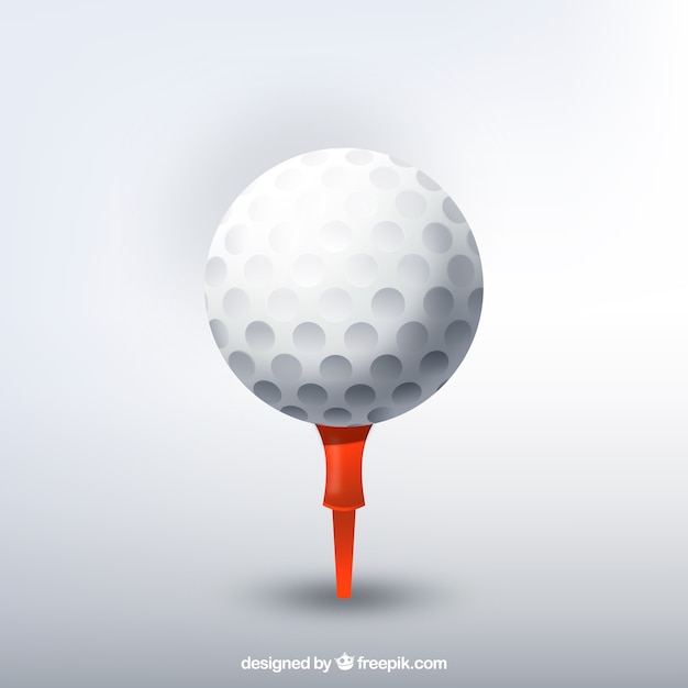 Conjunto de siluetas de golf de hombres