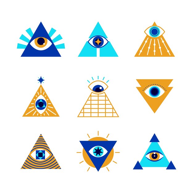Conjunto de símbolos Illuminati