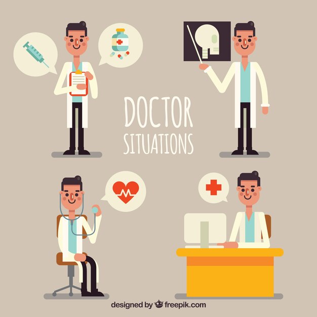 Conjunto de situaciones de doctores