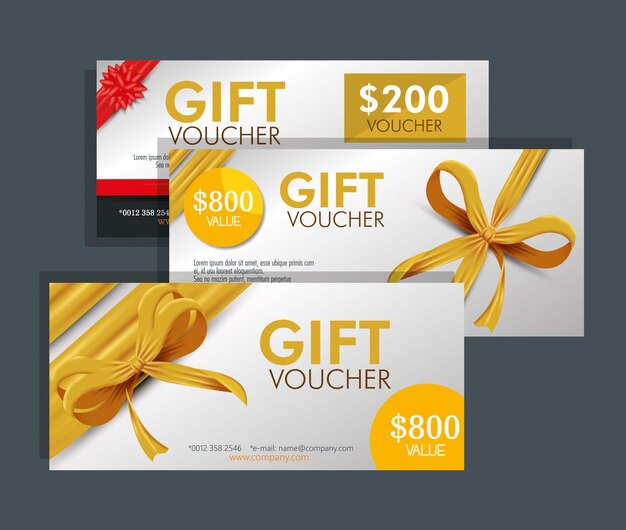 Conjunto de tarjeta de regalo con descuento especial