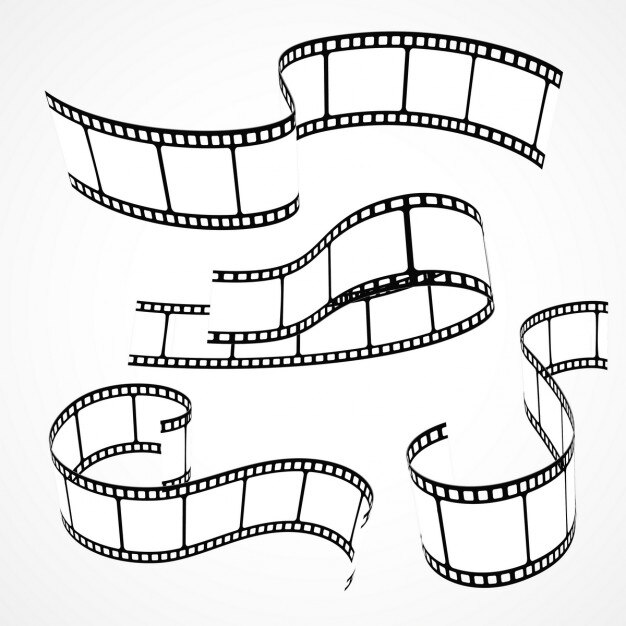 Conjunto de tiras de película