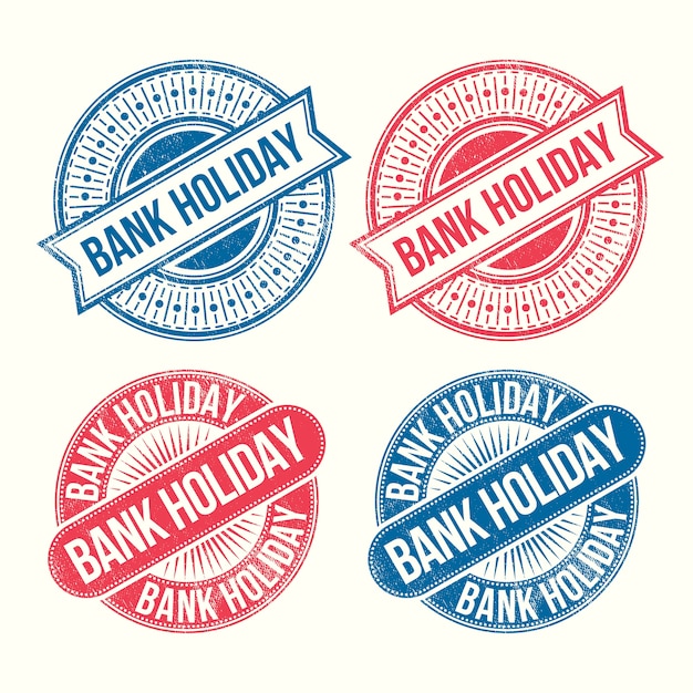 Conjunto de vacaciones de diseño plano