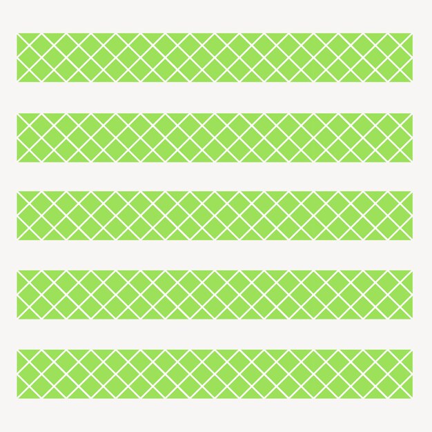 Conjunto de vector de trazo de pincel de ilustrador de cuadrícula perfecta